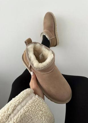 Уггі ugg ultra mini sand suede9 фото