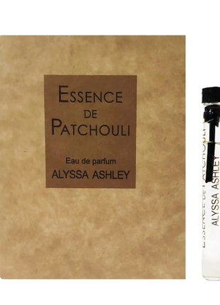 Alyssa ashley essence de patchouli парфумована вода (пробник)