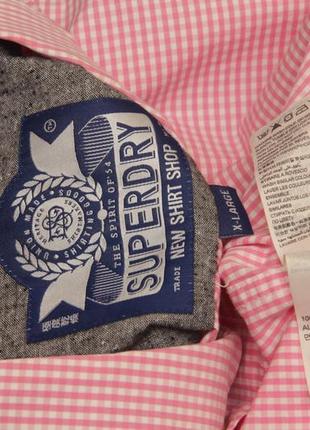 Superdry рр l-xl рубашка из хлопка london buttun down3 фото