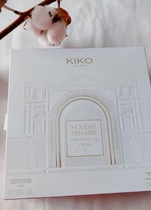 Набор kiko milano, помада kiko, косметичка kiko, подарочный набор kiko milano5 фото