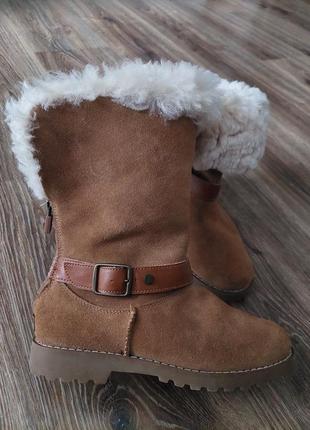 Теплые сапоги из натуральной замши и овчины от ugg2 фото