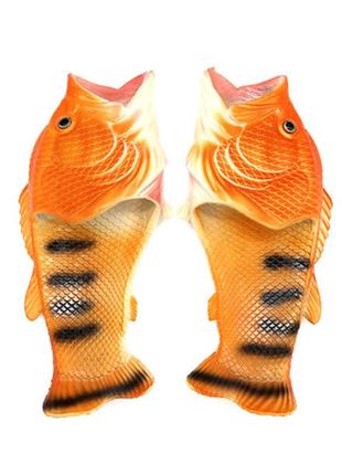 Пляжні капці у формі риби жовті р-р 36-371 фото