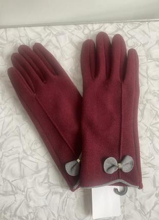 Зимові теплі рукавички