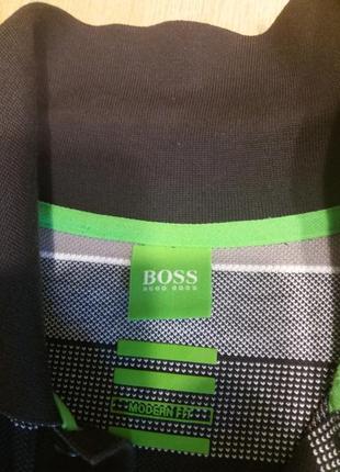 Рубашка поло hugo boss green3 фото