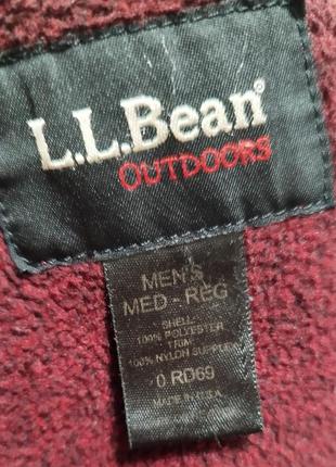 Винтажная флисовая кофта фулл зип l.l. bean men’s grid pattern fleece jacket full zip polartec9 фото