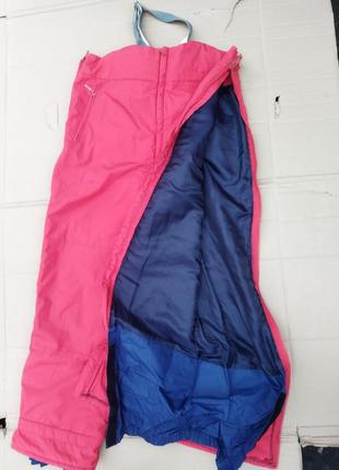 Xl - лыжные тёплые штаны зимние брюки утеплённые на мембране gore-tex полукомбинезон5 фото