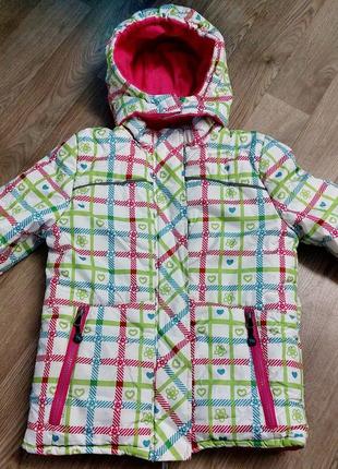 Фірмова зимова куртка для дівчинки rugged bear2 фото