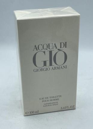 Armani acqua di gio pour homme туалетна вода 100мл