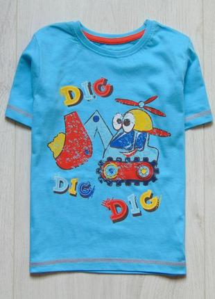 Яскрава футболка для хлопчика. st.bernard. розмір 3-4 роки