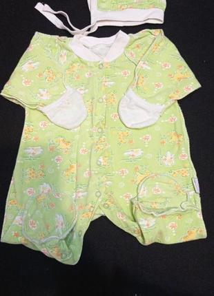 Салатовий маленький чоловічок 56 розмір 2655т