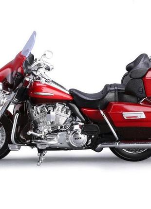 Модель мотоцикла harley-davidson big glide, maisto, масштаб 1:18