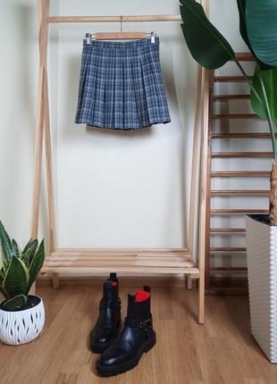 Крутая юбка плиссе m