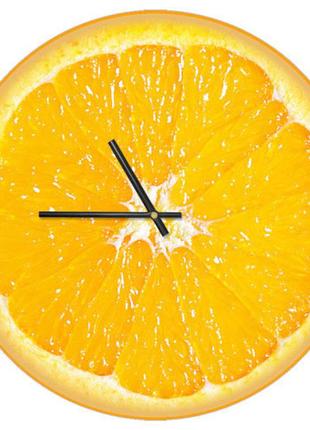 Часы настенные круглые, 36 см апельсин