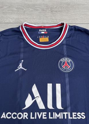 Футбольна футболка lionel messi paris saint-germain jordan football soccer jersey3 фото