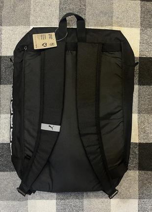 Черный рюкзак puma evo essentials box backpack 24л новый оригинал из сша9 фото