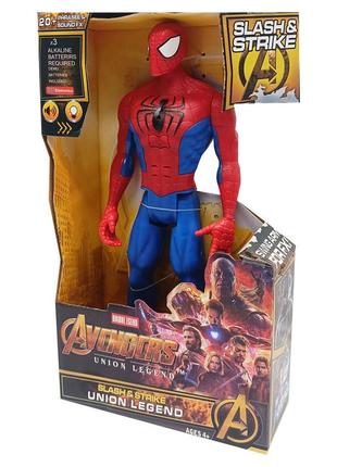 Фігурка героя "spider man" go-818-01(spider man) 30 см, звук, світло