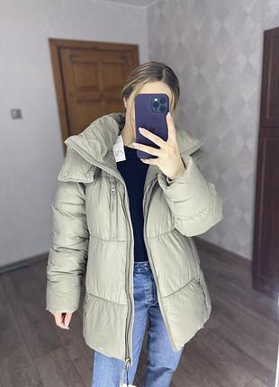 Пуфер zara puffer coat зара