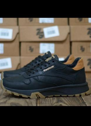Зимові кросівки reebok, мужские кожаные зимние кроссовки на меху