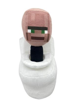 Дитяча м'яка іграшка майнкрафт "skibidi toilet" skbd-31