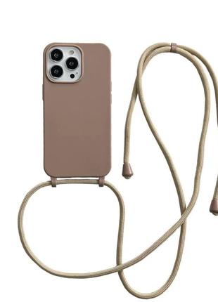 Чехол на iphone 14 pro max с верёвкой