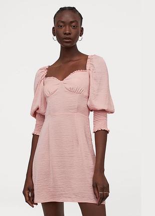 Сатиновое платье h&amp;m