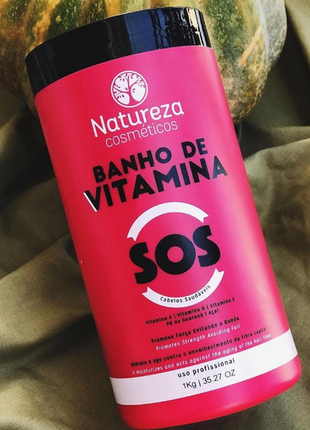 Ботокс-восстановление волос natureza sos banho de vitamina 1000мл