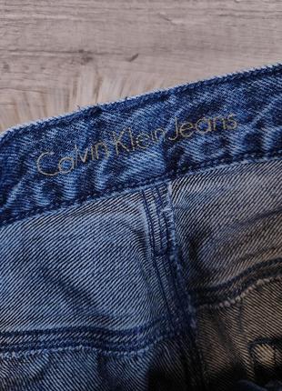 Женские синие джинсы-бойфренды с принтом от calvin klein jeans размер w 25 l 328 фото