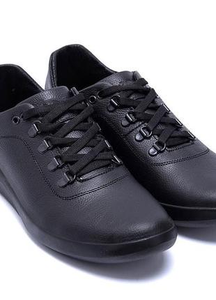 Мужские кожаные кроссовки  е-series old school, мужские туфли черные, кеды повседневные. мужская обувь2 фото