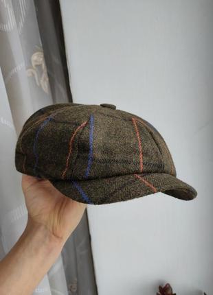 Кепка восьмиклинка хулиганка жиганка кашкет картуз stetson harris tweed