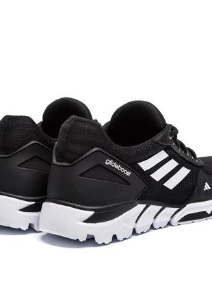 Чоловічі літні кросівки сітка adidas (адідас) originals ozelia black, текстильні кеди чорні, чоловіче взуття3 фото