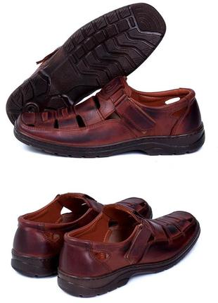 Мужские кожаные летние туфли matador brown. кроссовки мужские повседневные. мужская обувь
