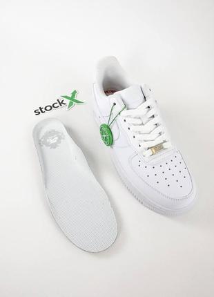 Женские кожаные повседневные кроссовки nike air force 1 lx white, найк эир форс белые, женские кроссовки