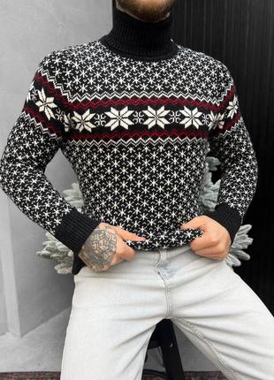 Новогодний зимний свитер, новогодний свитер, зимний свитер