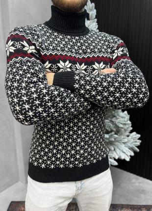 Новогодний зимний свитер, новогодний свитер, зимний свитер