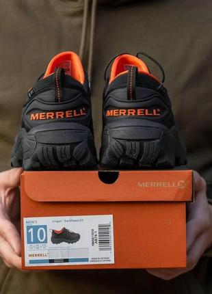 Мужские зимние кроссовки merrell continuum omni-tech waterproof, черные спортивные ботинки. мужская обувь9 фото