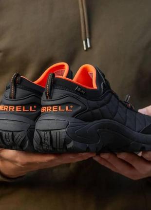 Мужские зимние кроссовки merrell continuum omni-tech waterproof, черные спортивные ботинки. мужская обувь2 фото