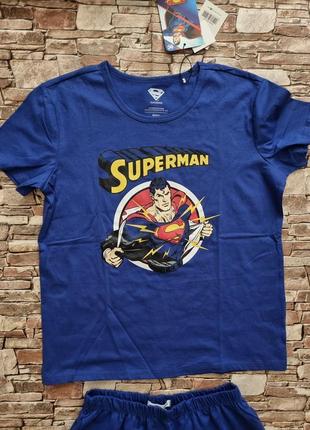 Пижама с суперменом для парня. шорты и футболка. 100% бавовна.3 фото