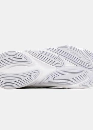 Мужские повседневные кроссовки adidas ozelia white reflective, мужские кеды адидас белые. мужская обувь4 фото