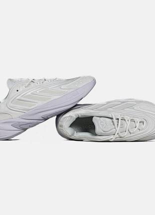 Мужские повседневные кроссовки adidas ozelia white reflective, мужские кеды адидас белые. мужская обувь