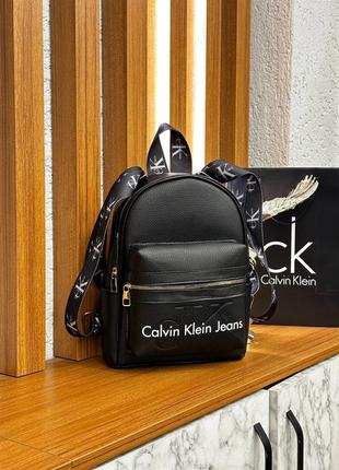 Рюкзак женский мужской черный кельвин кляйн рюкзак унисекс1 фото