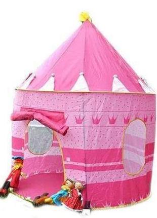 Детская палатка шатер домик замок. игровые домики из ткани. детские палатки1 фото