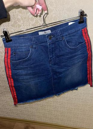 Юбка оригинальная юбка джинсовая юбка1 фото