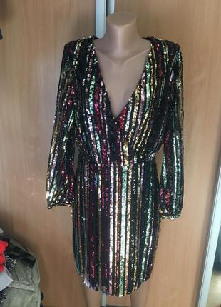 Вечірнє плаття в паєтки