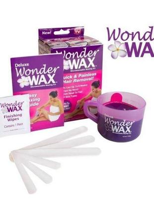 Набор для удаления нежелательных волос wonder wax набор для восковой депиляции для дома