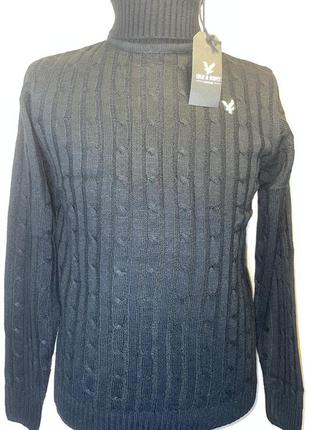 Чоловічий гольф (водолазка) lyle & scott (size l)