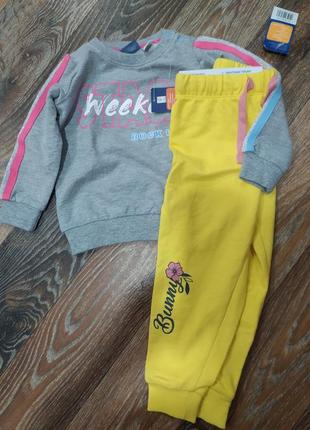 Джогери lupilu + світшот на 1-2 роки