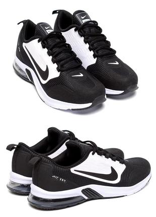 Чоловічі кросівки сітка nike (найк) black, чоловічі туфлі, кеди чорні, чоловіче взуття