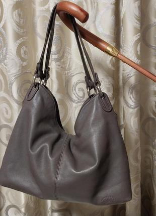 Фирменная кожаная сумка французского бренда fransinel