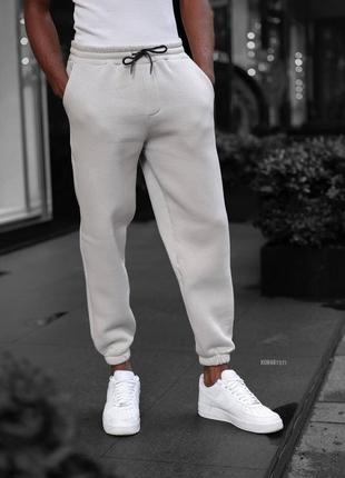 Теплые мужские спортивные штаны на флисе &lt;unk&gt; шикарные спортивки4 фото