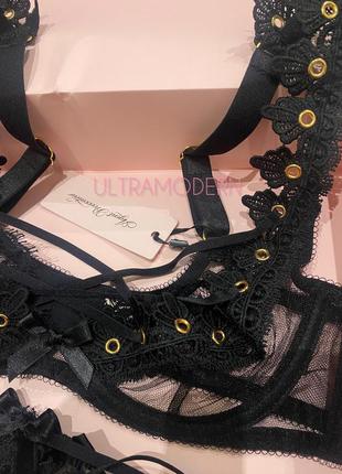 Комплект agent provocateur бра 75с (34с), трусики s (2) оригинал